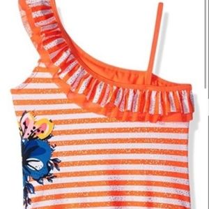 Limited Too Girls' lpc Printed Swimsuit
 w/ Ruffle